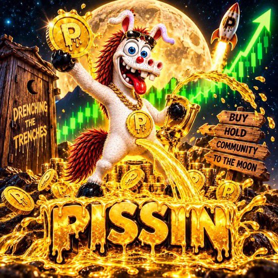 Rubyskill's tweet photo. @Ruxidyor $PISSIN. Blast it.

45K mc 
Doxxed dev. 39% locked. 42% long-term. 7 months grinding. LPs added.
Daily DCA streaks. Golden Shower Hour TWICE a week.

$100K into this MC? That's a WHALE move.

CA: A4STU4JNW9euEWnsqNTFxAJnTKrPgcw4XNJqYMG1pump

Send it https://t.co/V2EBNQBr0u
