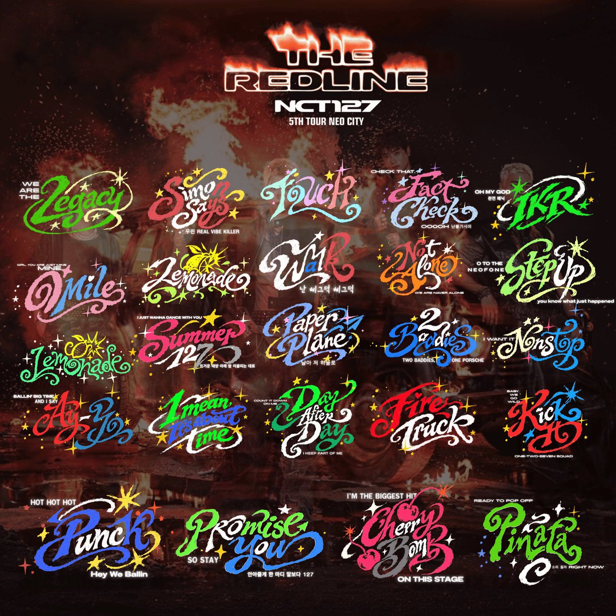Would appreciate a RT & Follow PNG Set Giveaway #THE_REDLINE Setlist ...
