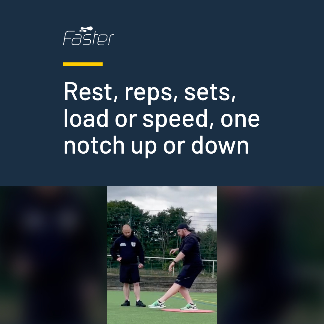 fasterfunction's tweet photo. To become a personal trainer, learn one list: rest, reps, sets, load, speed, lever. Change one and the exercise fits today's client.

Level 2 and 3 course: https://t.co/gtCbp8VzJO

Read it: https://t.co/BOVUMWTFos

Which would you change first? Tell me.

#BecomeAPT #fasterme https://t.co/5awpySSDjK