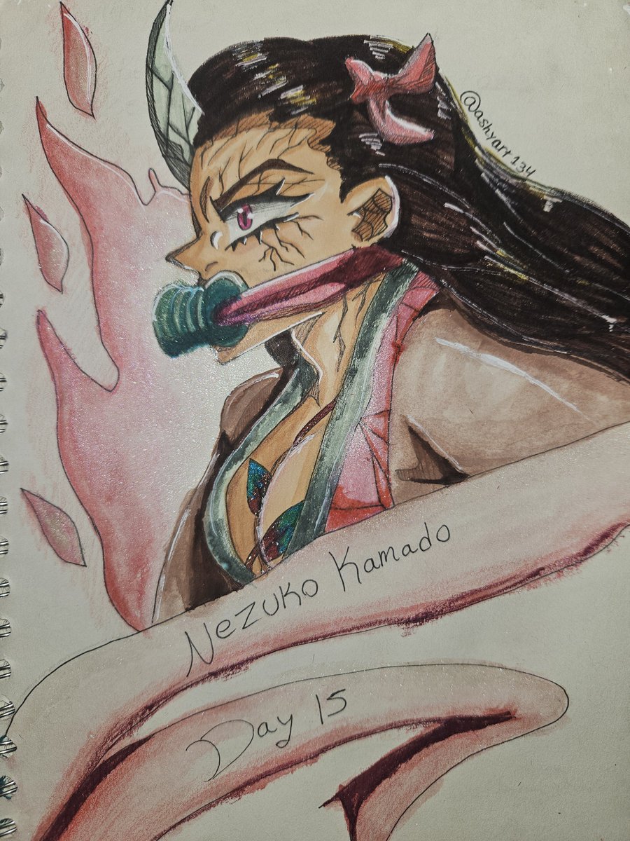 Ashy_cos's tweet photo. #inktober day 15 - #devil (#nezukokamado)
I took a small break but niw I'm finally getting caught up on inktober starting with day 15!! I also have day 16 caught up as well!
#art #drawing #fanart #artmoots #arttwt #sketch #traditionalart #smallartists #DemonSlayer https://t.co/FGxJXKZfZn