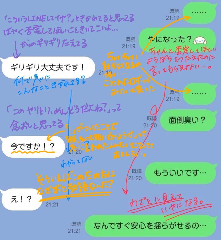 iycq24's tweet photo. オレンジは私の感想 https://t.co/M7puelkxkO