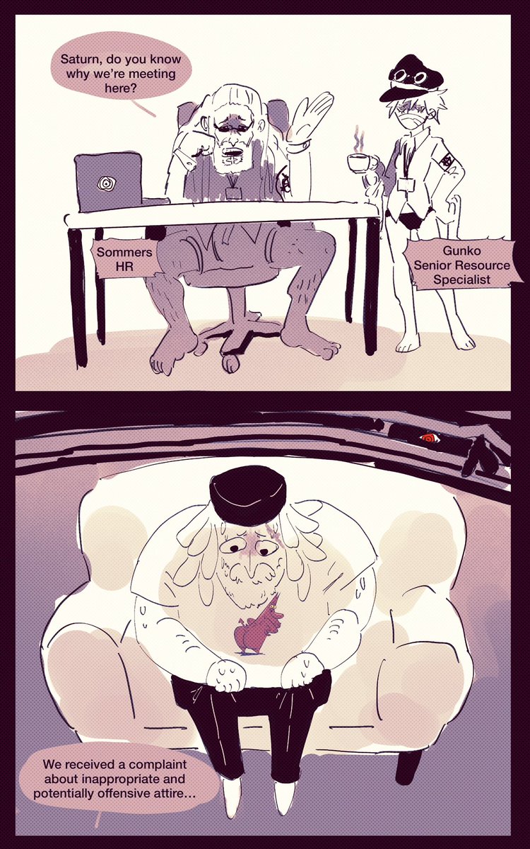 slug2thecore's tweet photo. [corporate AU] Imu + five elders + the holy knights TwT NO ONE GETS A PAYOUT‼️ ft. red guy #ONEPIECE https://t.co/IRuT90QqV8