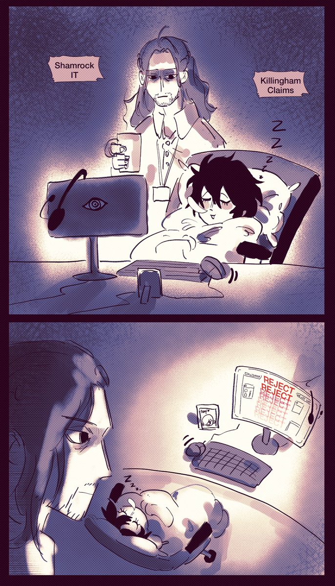 slug2thecore's tweet photo. [corporate AU] Imu + five elders + the holy knights TwT NO ONE GETS A PAYOUT‼️ ft. red guy #ONEPIECE https://t.co/IRuT90QqV8