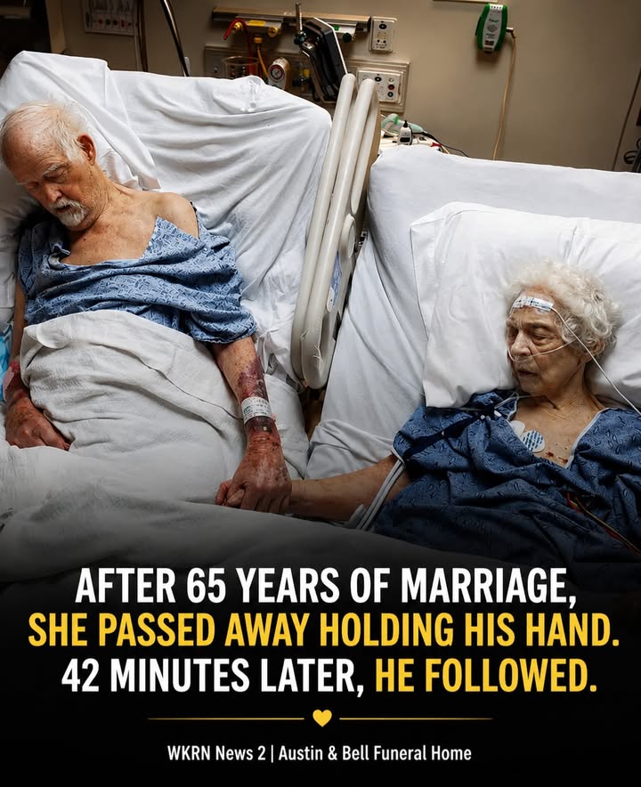 ThinkingHumanit's tweet photo. They first met as 12-year-olds. By the time they were 19, Charley Ray and Martha Jean Harris had fallen in love, married, and begun a journey that would last more than six decades.

For the next 65 years, they built a life side by side in Joelton, Tennessee, sharing the ordinary moments that eventually become a lifetime of memories.

In May 2021, both were admitted to a Nashville hospital with separate medical conditions. At first, they were placed in different rooms. But as their health declined, the hospital staff recognised how much they meant to one another and made sure they could spend their final moments together.

On May 17, Charley was brought to Martha's bedside. According to their son, the couple held hands as Martha peacefully passed away.

Charley never released her hand.

Just 42 minutes later, he passed away beside the woman he had loved for nearly his entire life.

Charley was 85. Martha was 84. Their joint obituary said they entered their eternal rest "within minutes of each other while holding hands."

Their story has touched countless hearts because it reminds us that true love isn't measured by grand gestures—it's measured by showing up for one another, year after year, through every joy, every hardship, and every season of life.

After 65 years together, perhaps the greatest gift they could have received was not having to say a final goodbye alone. ❤️

Sources: WKRN News 2, Austin & Bell Funeral Home, The Tennessean, and The Washington Post.