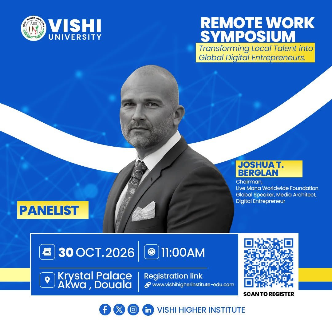 MayorExperience's tweet photo. 🌍 REMOTE WORK IS THE OPPORTUNITY. OWNERSHIP IS THE GOAL.

I'm excited to announce that I'll be joining the Remote Work Symposium at VISHI University in Douala, Cameroon, on October 30th, bringing my experience in media, entrepreneurship, AI, and monetization to the conversation!

And I have a message I believe every aspiring digital entrepreneur needs to hear.

Don't just learn how to work remotely. Learn how to build something you own.

There are incredible opportunities to earn money online. But here's something many people don't realize.

Some remote workers are being paid to label data, evaluate AI responses, and perform tasks that help train and improve artificial intelligence.

There is nothing wrong with that work. It creates real earning opportunities.

But what if, instead of only helping build someone else's technology, you learned to use that same technology to build your own business?

That's what I teach.

My book, Media Company in a Box, is a blueprint for turning your skills, knowledge, creativity, and even your smartphone into a location-independent media business.

Create your own content. Build your own platform. Reach customers around the world. Develop multiple revenue streams. Use AI to help you accomplish what once required an entire team.

And most importantly, retain ownership of what you create.

This is about more than finding a remote job.

It's about economic sovereignty, entrepreneurship, and building pathways toward financial freedom.

I've spent years working in media, and now I'm bringing that knowledge directly to communities across Cameroon and beyond.

Because I believe Africa should be more than a source of digital labor for the rest of the world.

Africa should be creating, owning, and profiting from its own digital future. 🇨🇲🌍

📅 Friday, October 30, 2026

🕚 11:00 AM

📍 Krystal Palace, Akwa, Douala

🎓 Hosted by VISHI Higher Institute

Scan the QR code on the flyer to register.

The future of work isn't just about where you work. It's about who owns the value you create.

#RemoteWork #DigitalEntrepreneurship #AI #MediaCompanyInABox #Cameroon #DigitalSovereignty #TheWorldsMayor