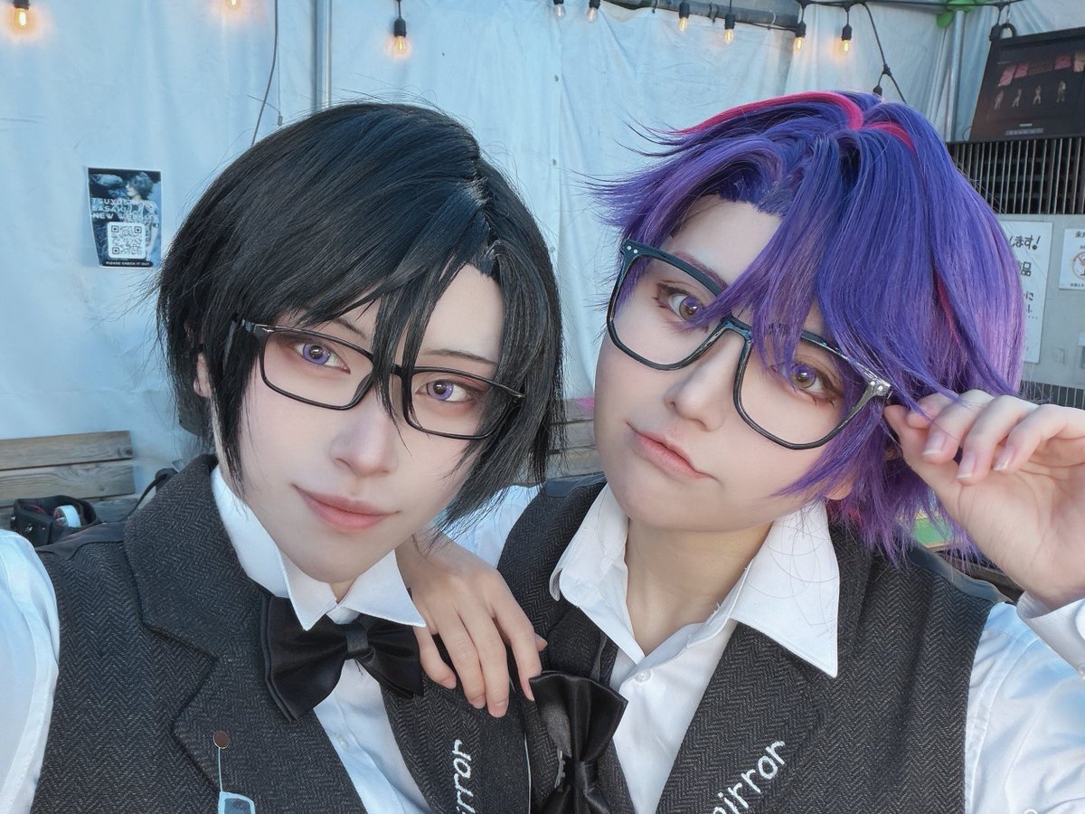 loto_aqua093's tweet photo. ゆずこちゃんhbと一緒に #ばちゃあか いました〜！！
メガネ特集枠に合わせてメガネビジュの2人で☺️☺️
好き曲沢山聞けて楽しかったですありがとうございました〜！！ https://t.co/4kiiizAsRH