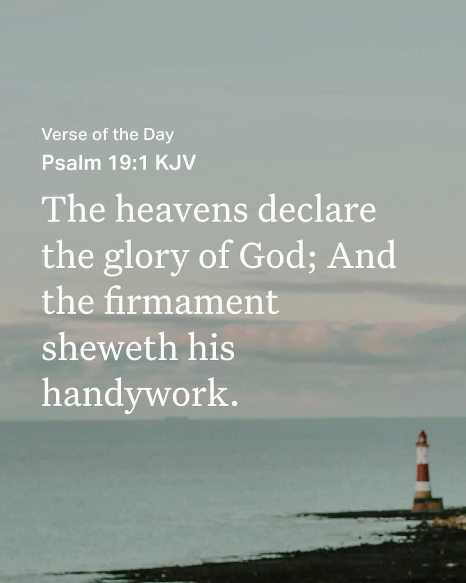 Godwakeupcall's tweet photo. #Verse4Today
Psalm 19:1 KJV
The heavens declare the glory of God; And the firmament sheweth His handywork.
---------
https://t.co/kzEC5b43Bf #RightlyDivideTheWordOfTruth #LessonStudy #Devotionals
https://t.co/pgUc1a9ZVa https://t.co/v7IKX2H8aw