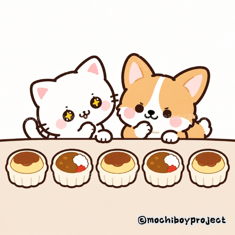 mochiboyproject's tweet photo. どっちがどっちかわからないけど、一番美味しいのをロックオン🔫
#ibispaint #ゆるいイラスト #AI好き
#カレー https://t.co/fMeNqJ43d5