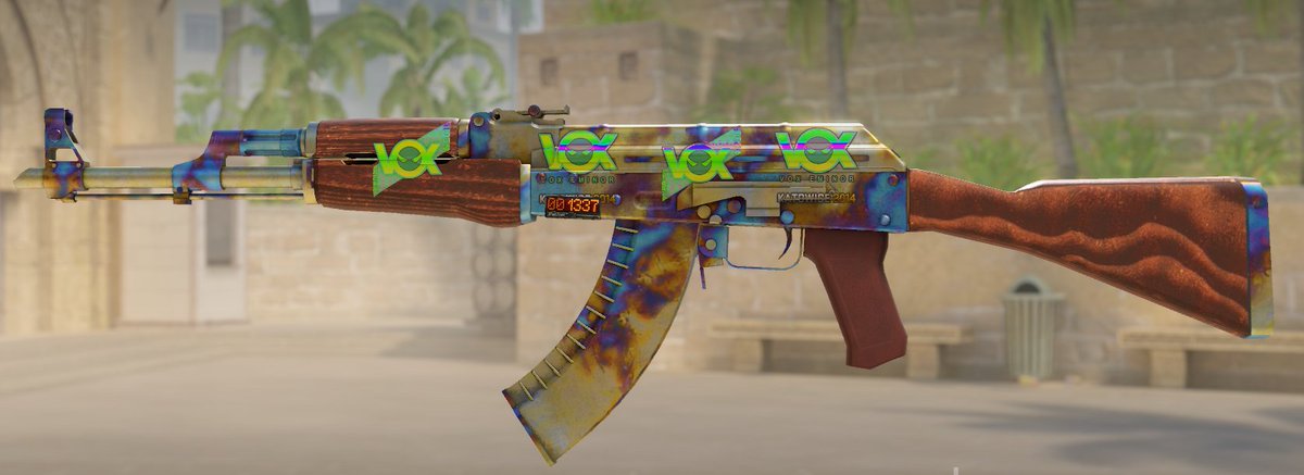 CS2Crafts's tweet photo. New Craft! 🤩💙

🔹Crafted by: @BirdDogWC

🔹Skin: AK-47 | Case Hardened
🔹Stickers applied: 2*Vox Eminor (Holo) | Katowice 2015
🔹Applied value: USD ~2600💸 

©️ Screenshot by: @ExerpasCS https://t.co/D9PHgMXInl