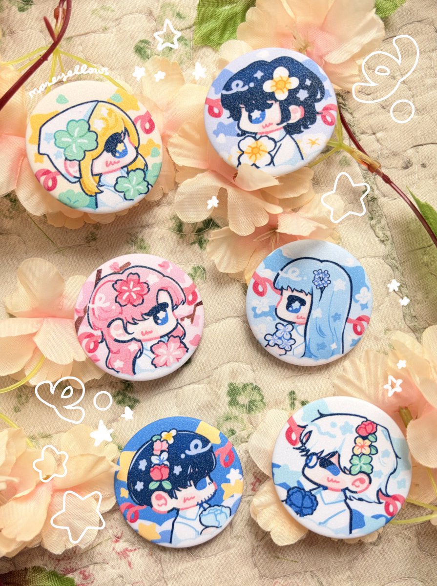 mazeyellows's tweet photo. revealing my Witch Hat Atelier ✿ flower collection ✿ for #cf23 #Δ帽子 🍀💗💫 https://t.co/1LW7ClzJrD