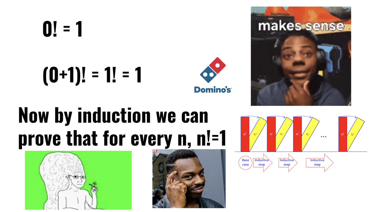 ThePhysicsMemes's tweet photo. Proofs textbooks be like: Imagine a lineup of dominoes. #homeworkhelp https://t.co/9uho3Fc2Ns
