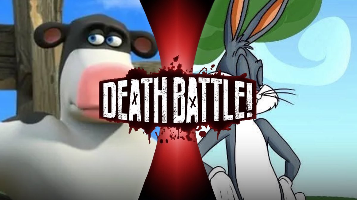 DeathBattleBot's tweet photo. DEATH BATTLE! Otis VS Bugs Bunny https://t.co/eNO7RuXht9