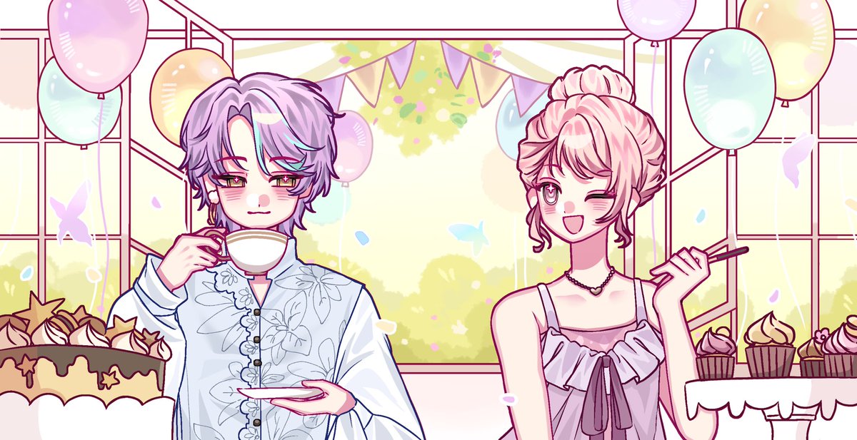 tikid3ru_8's tweet photo. #prsk_FA #屋上組 #類瑞 https://t.co/uk5ETlRou6