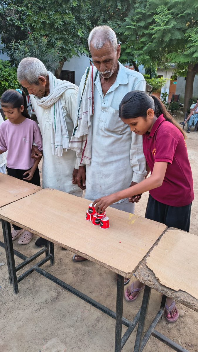 DM_Jalaun's tweet photo. **Spreading smiles, building bonds!**

Under the guidance of the District Magistrate, Jalaun, the *Hamari Ummeed Mission* brought children and elderly residents of an old-age home together through games, laughter and heartfelt interactions. https://t.co/dB8GB4YAI0