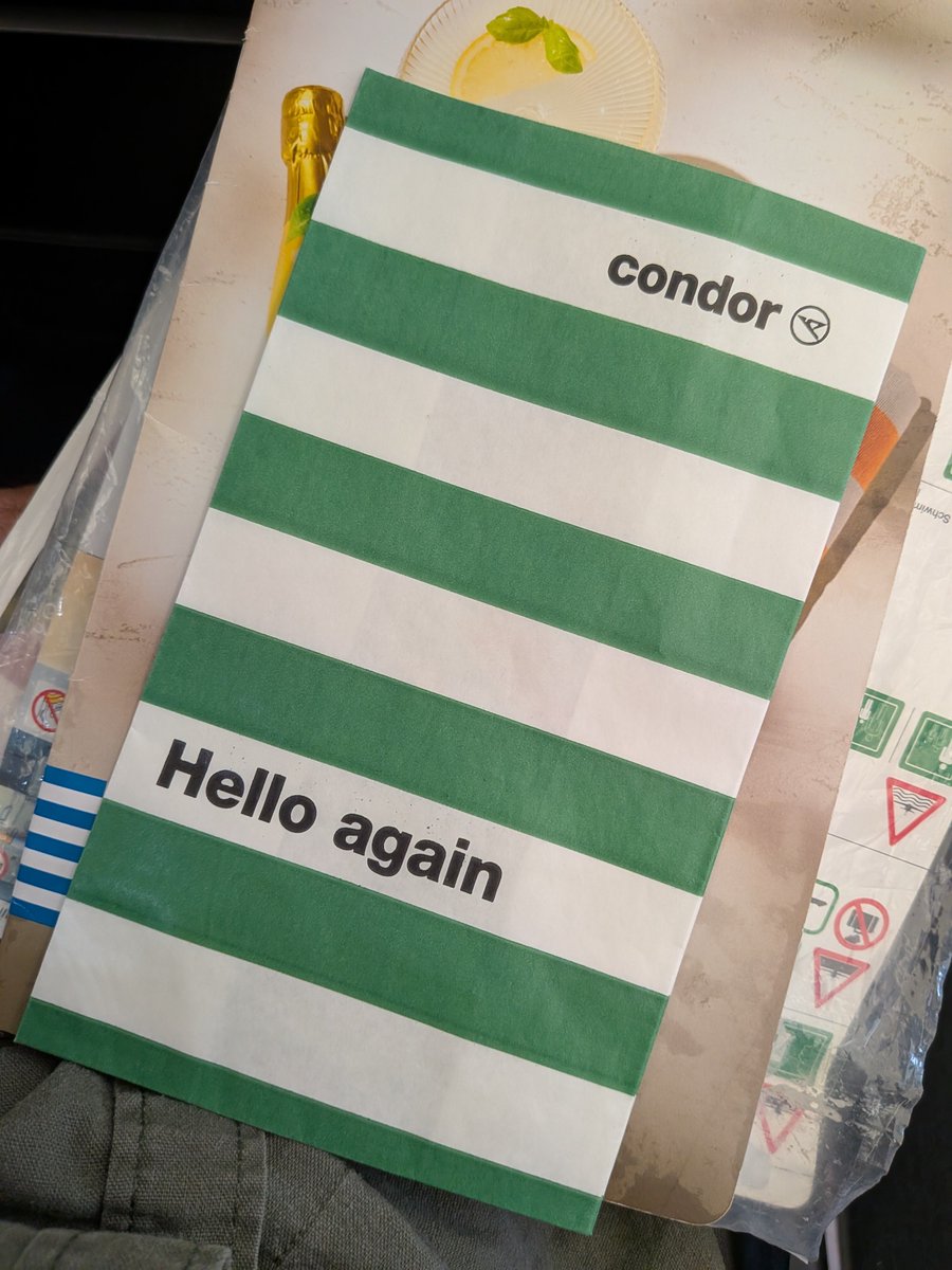 guywalters's tweet photo. Somewhat unreassuring tagline for a sick bag, @Condor. https://t.co/eME296F3MK