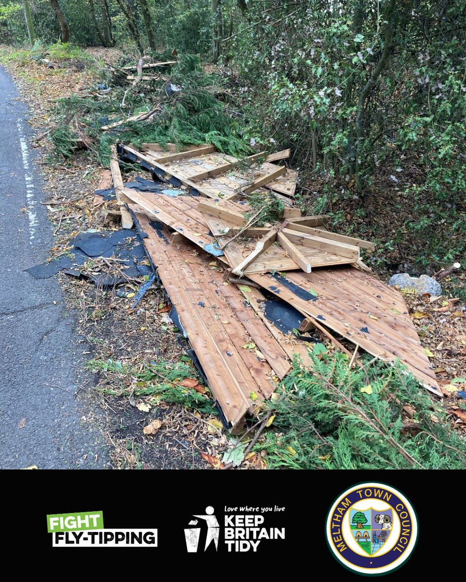 WelHatCouncil's tweet photo. 📍 This is what a #RubbishDeal looks like in #WelwynHatfield

This rubbish was dumped in a country lane, leaving our community with the mess and cleanup costs. 

Help stop it: check who you pay to take your rubbish away.

#FightFlyTipping https://t.co/v9ccydk2YL https://t.co/8eQesDmNYG
