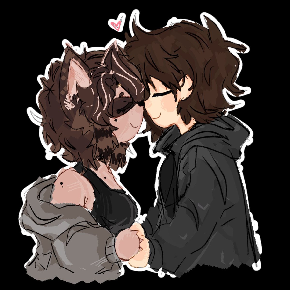 faildillongenes's tweet photo. Yesterday was the first anniversary between me and my partner @WindSpelll so I wanted to reshare this art she did of us a while back. If you’re reading this I love you lots! https://t.co/Gg5sdwC0fd