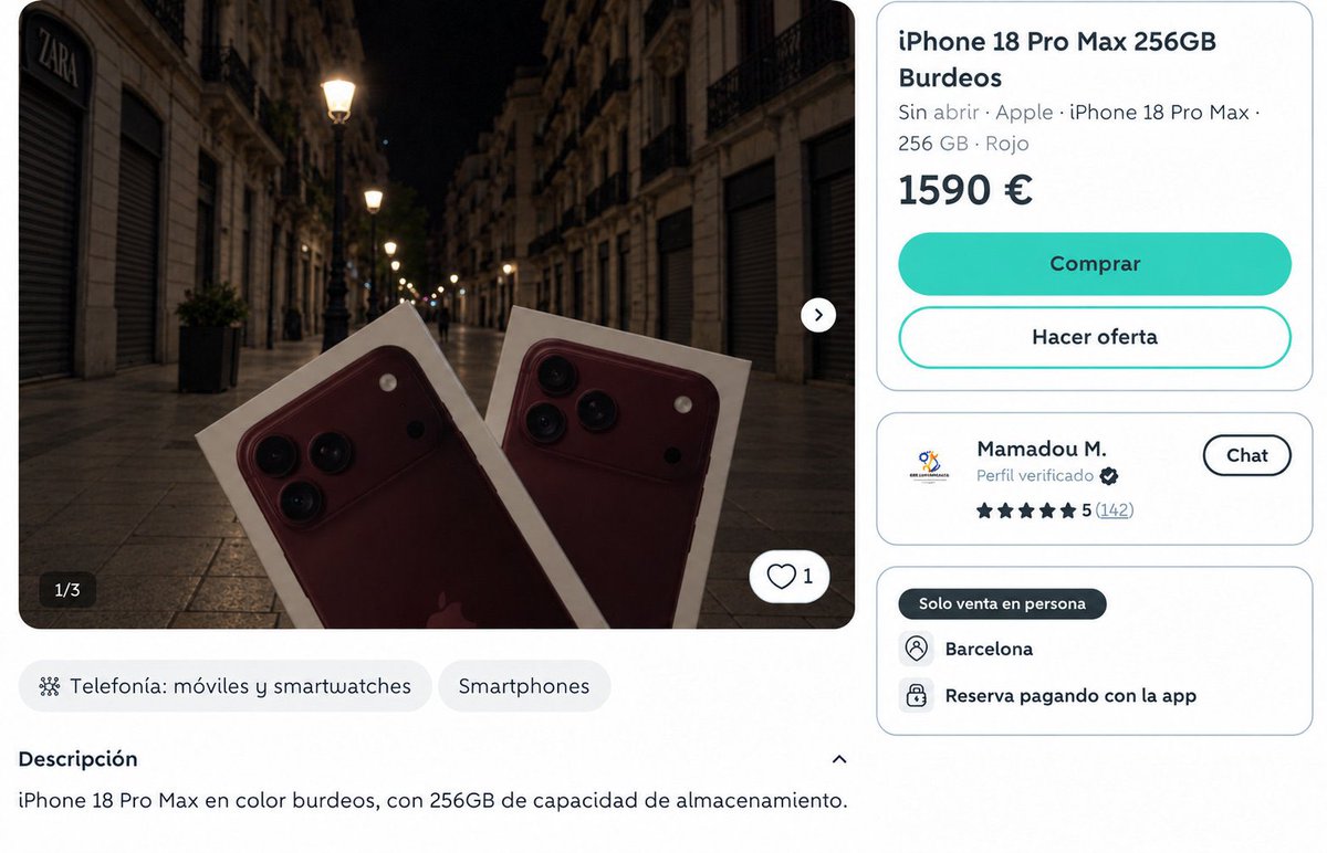 republicviatger's tweet photo. ⭕️ S’apropa Nadal. No deixeu els regals per a última hora.

Si voleu estalviar-vos cues i disgustos, a Wallapop ja teniu l’Ahmed, en Mohammed, l’Ali i en Mamadou amb el catàleg ben carregat i preus irresistibles.

Això sí: si veieu que encara porta l’etiqueta posada, no feu gaires preguntes.