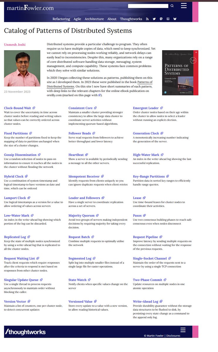 Ray99Bimal's tweet photo. Really cool resource to learn about some of the design patterns and why they should be used

https://t.co/5oU8LaTj1q https://t.co/XnJyl09M33