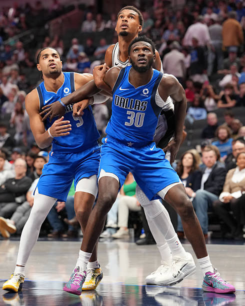 SpursReporter's tweet photo. Victor Wembanyama's final stat from line from Dallas looks clean on paper (23 PTS, 7 REB, 4 BLK in 29 MIN on 50% FG), but his +32 plus/minus is actually staggering.

In the 29 minutes Wemby played, San Antonio won those minutes by 32 points.

In the 19 minutes he sat, backup center Luke Kornet was a -18 in 14 minutes (0 points, 0/2 FG). The non-Wemby interior minutes were nearly disastrous, but his dominance when on the floor made it irrelevant.