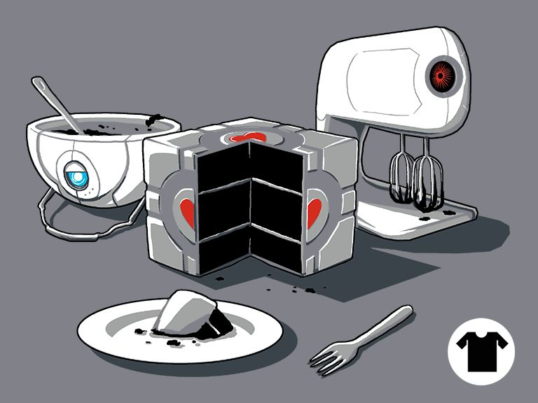 Sal_Predebut's tweet photo. portal 2 kitchenware themed art https://t.co/zNhlG4kDrF