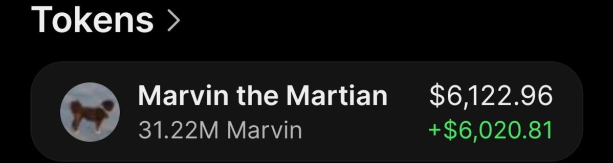 1__Wallstreet's tweet photo. $Marvin  printing on my private telegram 

#Solana #SolanaMemecoins #Memecoin
DM now to lock in the next run https://t.co/2ID08pvNRA