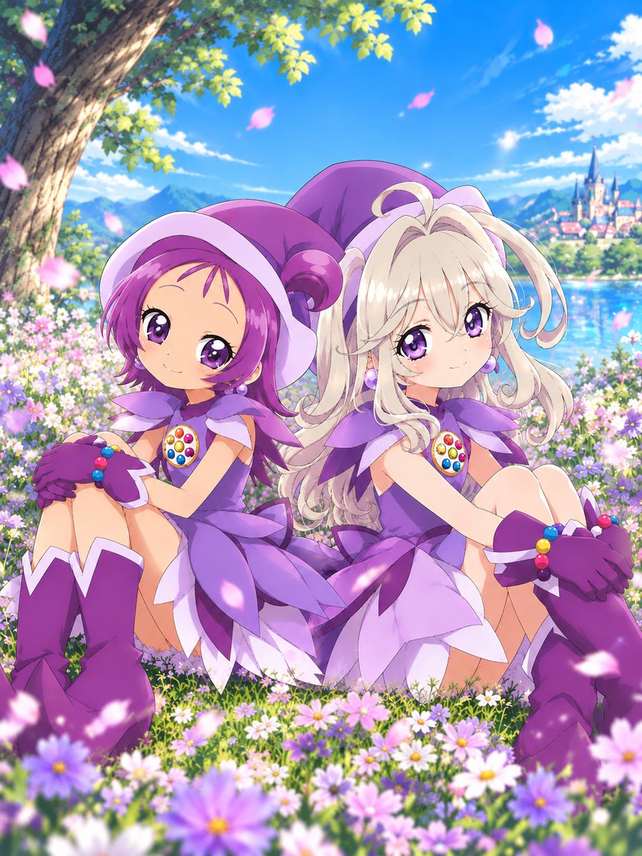 unoAkira371025's tweet photo. 名探偵プリキュア、おジャ魔女どれみコラボ🥰💙💜
くれあちゃんとるるかちゃんもできたのでよかったら見て感想聞かせてくださ〜い😆🙏✨
#たんプリ
#precure
#名探偵プリキュアファンアート https://t.co/dQPEaMPuj9