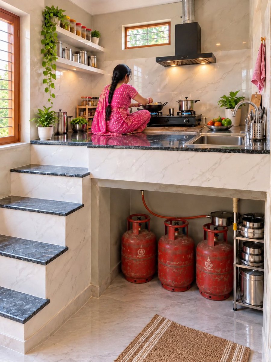 pranaydub's tweet photo. 🥰 Aisa anokha Kitchen aapne phele kabhi 💫💕 dekha hai.... https://t.co/V0ZMt29Gjj