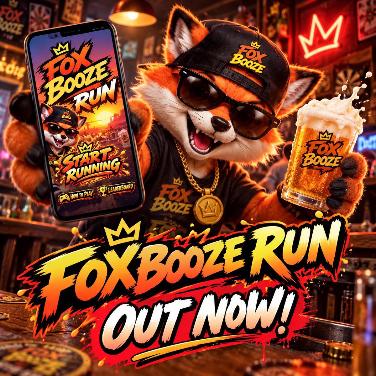 Q88J8_'s tweet photo. 🍺🦊 WHO SAID MEMECOINS CAN’T BE FUN?

While everyone else is staring at red and green candles, $FOXBOOZE is busy building its own little universe! 🔥

Their brand-new Telegram game, FOXBOOZE RUN, is officially LIVE! 🎮

🍺 Grab beers
💀 Dodge obstacles
🚀 Discover wild bonus levels
🏆 Fight your way up the leaderboard

100% FREE TO PLAY!

And there’s a twist… ad revenue is used for $FOXBOOZE buybacks! 👀

A crazy fox, a growing community, and some serious punk-rock energy. 🤘

Check it out for yourself!

🎮 https://t.co/5HzJhEQy1t

🦊 @foxboozecoin

#FOXBOOZE #Memecoin #TelegramGame