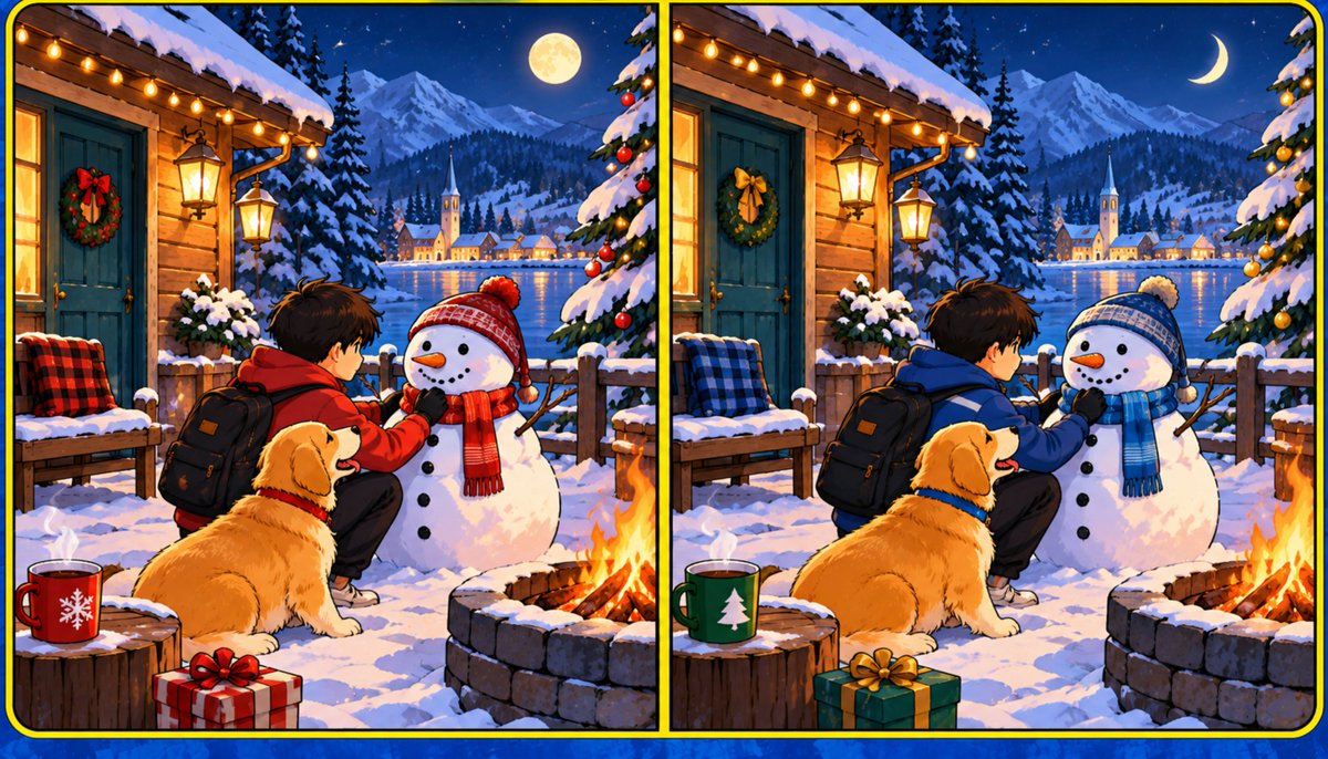 CRAZY_KID_143's tweet photo. Find all 10 differences between these two pictures!

⏱️ Can you find atleast  5 in 30 seconds?

Comment your score 👇 https://t.co/TIhCwDwDT9