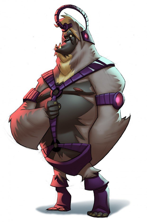 Valsentials's tweet photo. @ItsANightBees Uhhhhh... Gorilla from space with gadgets n shi https://t.co/NdTe2ZluVJ