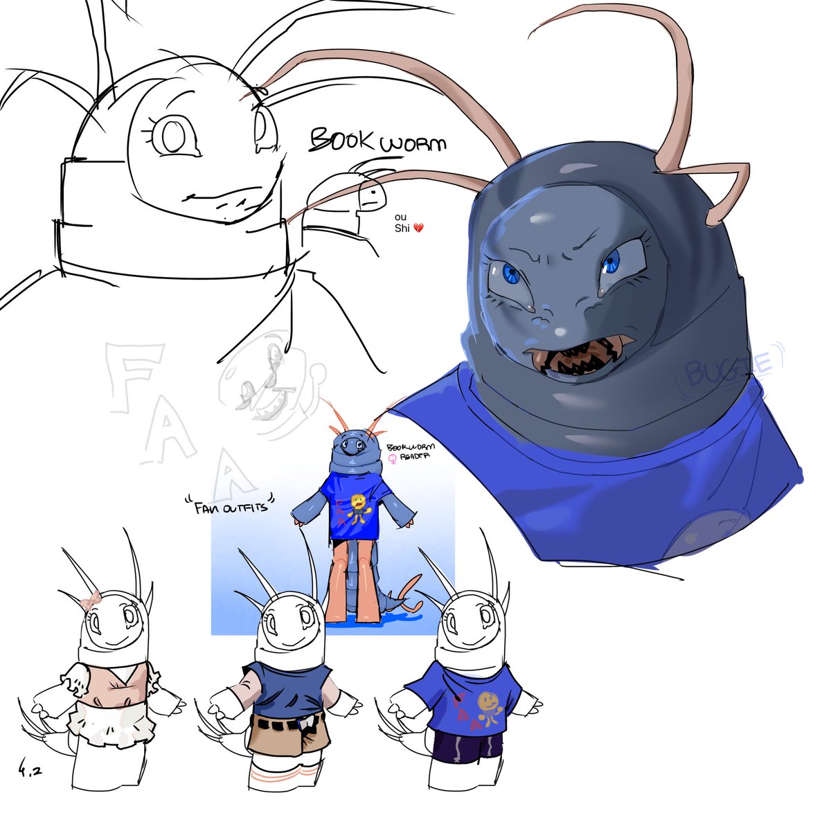 Bugie_the_alien's tweet photo. Posting my FAA oc again cuz why not #factattackadventues #FAA #faatwt https://t.co/2DxCPjCGox