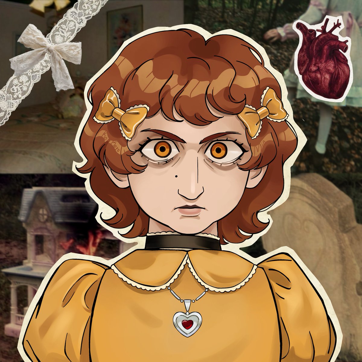 KokoMia808's tweet photo. @DDD123Cartoons Se llama Anya, es una vampira tranformada a los 10 años, sobrevive por el mundo siendo adoptada por parejas y hipnotizandolos para matar a gusto. Se la pasa entre la depresión, crisis existencial y su deseo de encontrarle gusto a la vida porque le teme mucho a la muerte https://t.co/1k5Ymap3OE