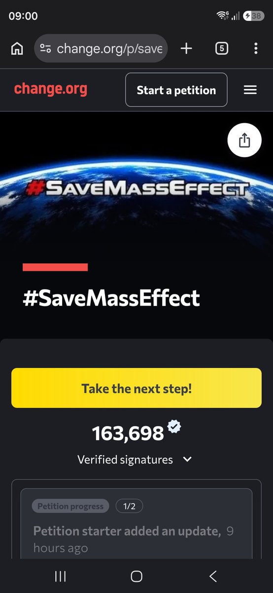 selobay's tweet photo. Good morning everyone.  https://t.co/87Q8LpRuz1 

We need to get this above 200.000 today. Keep pushing. 

#SaveMassEffect #SaveBioWare #MassEffectUniverse #MassEffect #StopKillingGames #FreeBioware https://t.co/fGZc34Xg4w