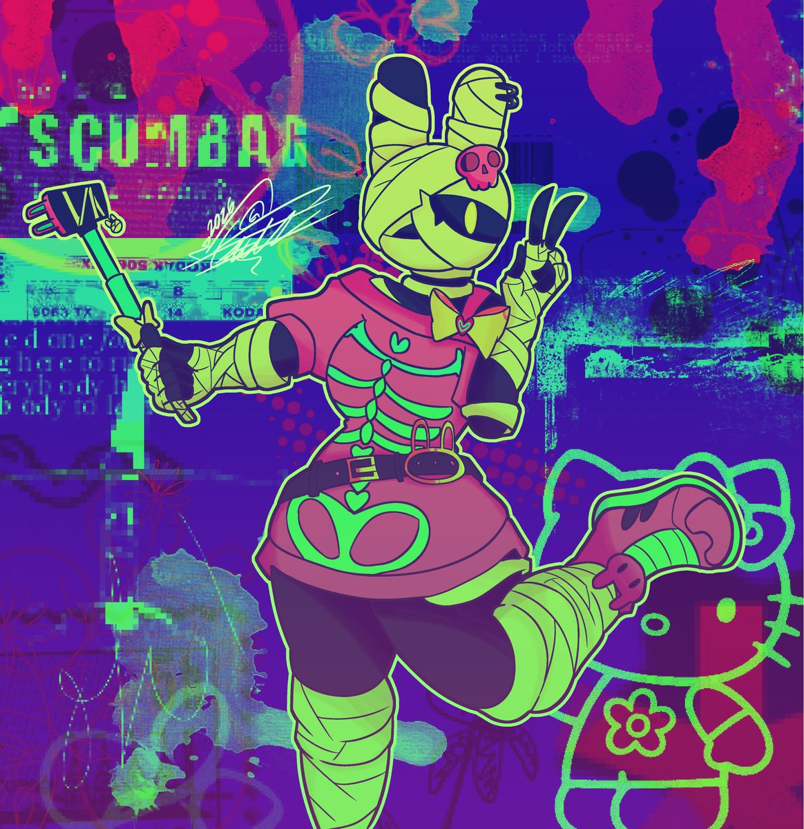 GustavoDraws43's tweet photo. BunnyBone!

#Fortnitemares2026 https://t.co/ygUhMESLSL