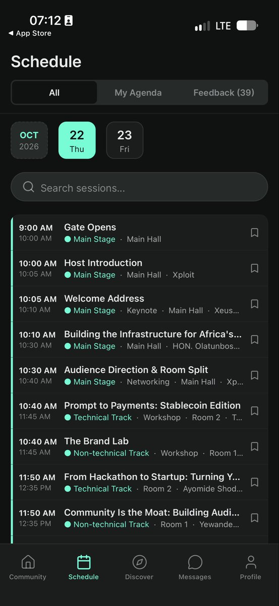 Ken0x_xyz's tweet photo. most conferences leave networking to chance.

i was at @blockfestafrica the other day, thanks to @Web3Unilag and took @meetumoai for a spin. 

clean product, zero friction, and genuinely makes finding the right folks in a packed room effortless.

#meetumoatblockfestafrica https://t.co/wNMVJn6EMR
