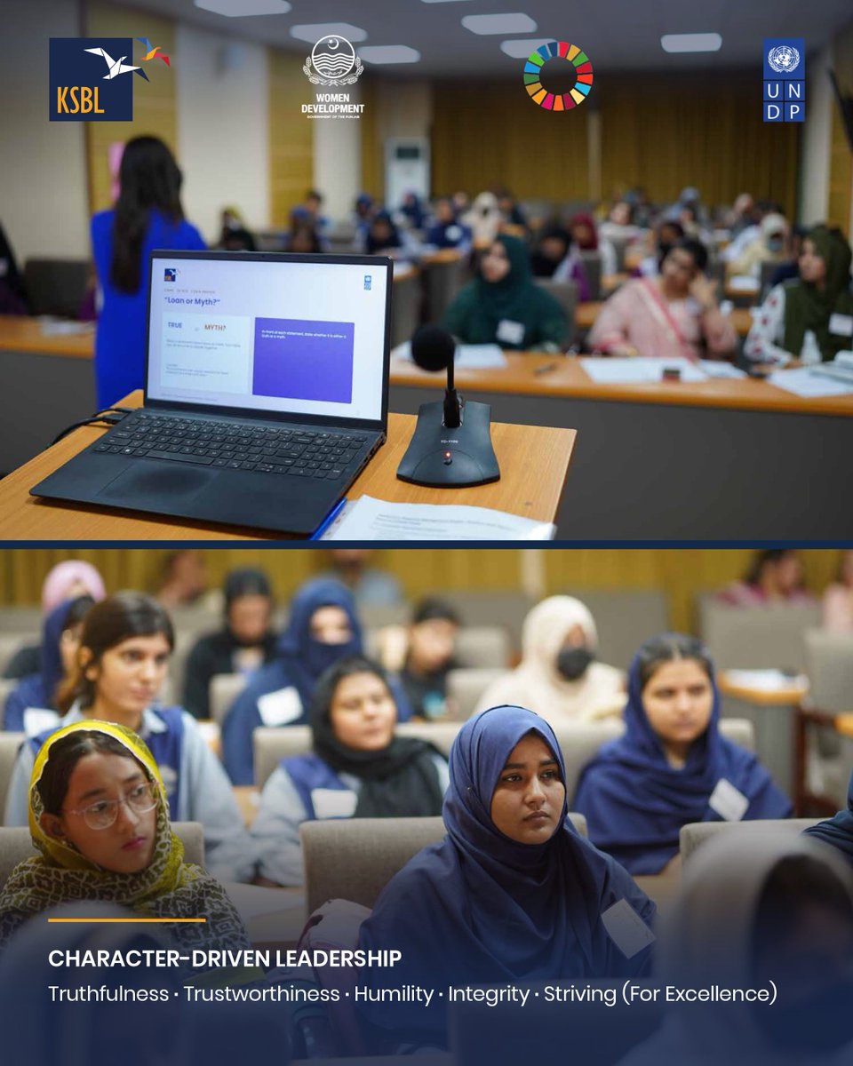ksblpakistan's tweet photo. Women’s financial capability builds confidence, leadership &amp; economic independence. 

Day 2 of the WELD Punjab Chapter in Bahawalpur, led by @UNDP_Pakistan   with KSBL and the P&amp;D Board, focused on financial literacy, business management and risk resilience.

#WELD #KSBL https://t.co/gXBTLEygNx