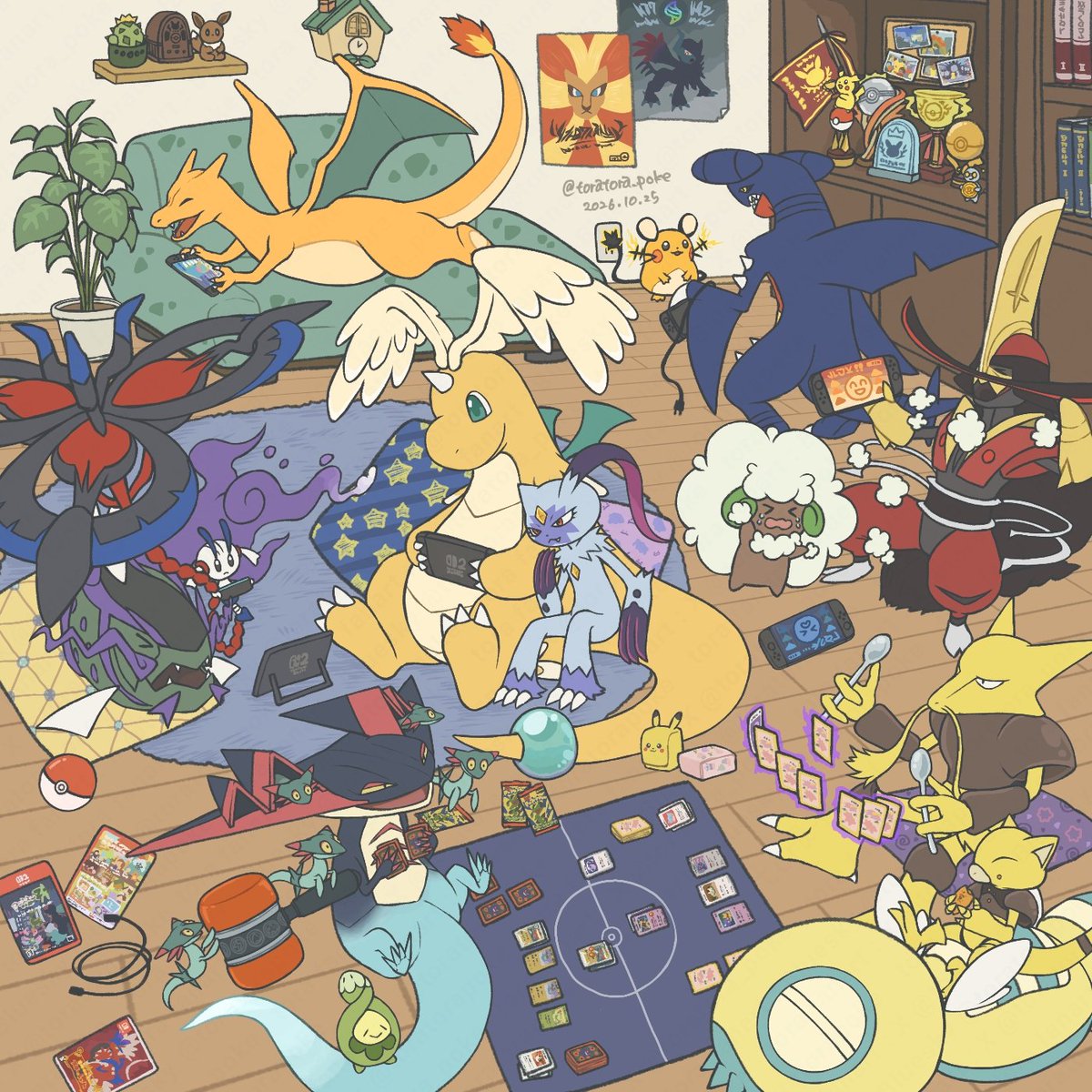 toratora_poke's tweet photo. ゲームの秋 https://t.co/7J5srHOdEZ