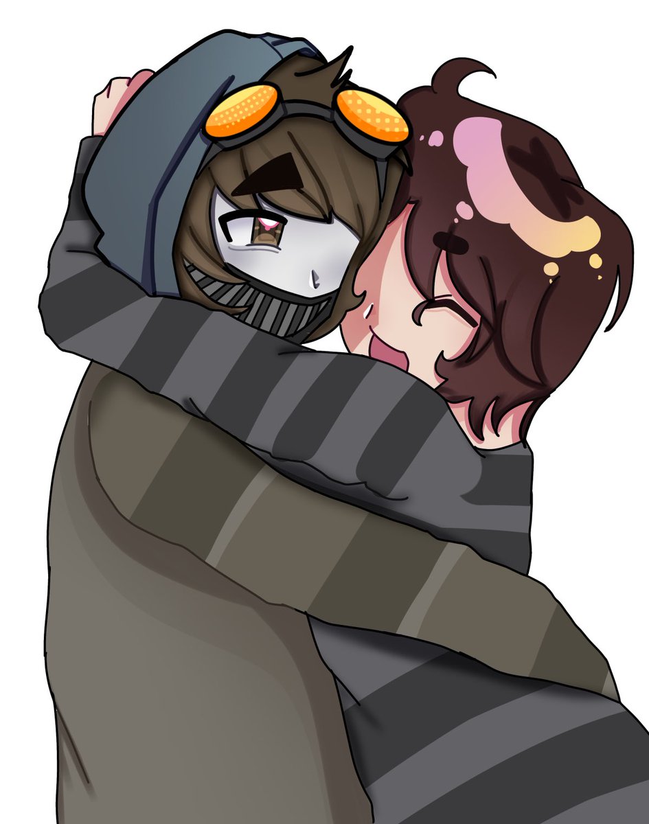proxydogb0i's tweet photo. irl vs sona

it’s quite funny that my only decent pictures of me rn are while i’m in toby cosplay like yes i like dressing up as gm boyfriend what about it 
and the art is by the awesomesauce @Emmy_miku21 guys go commission him his art is so cute and he’s the sweetest person ever https://t.co/vopfVvS7DN