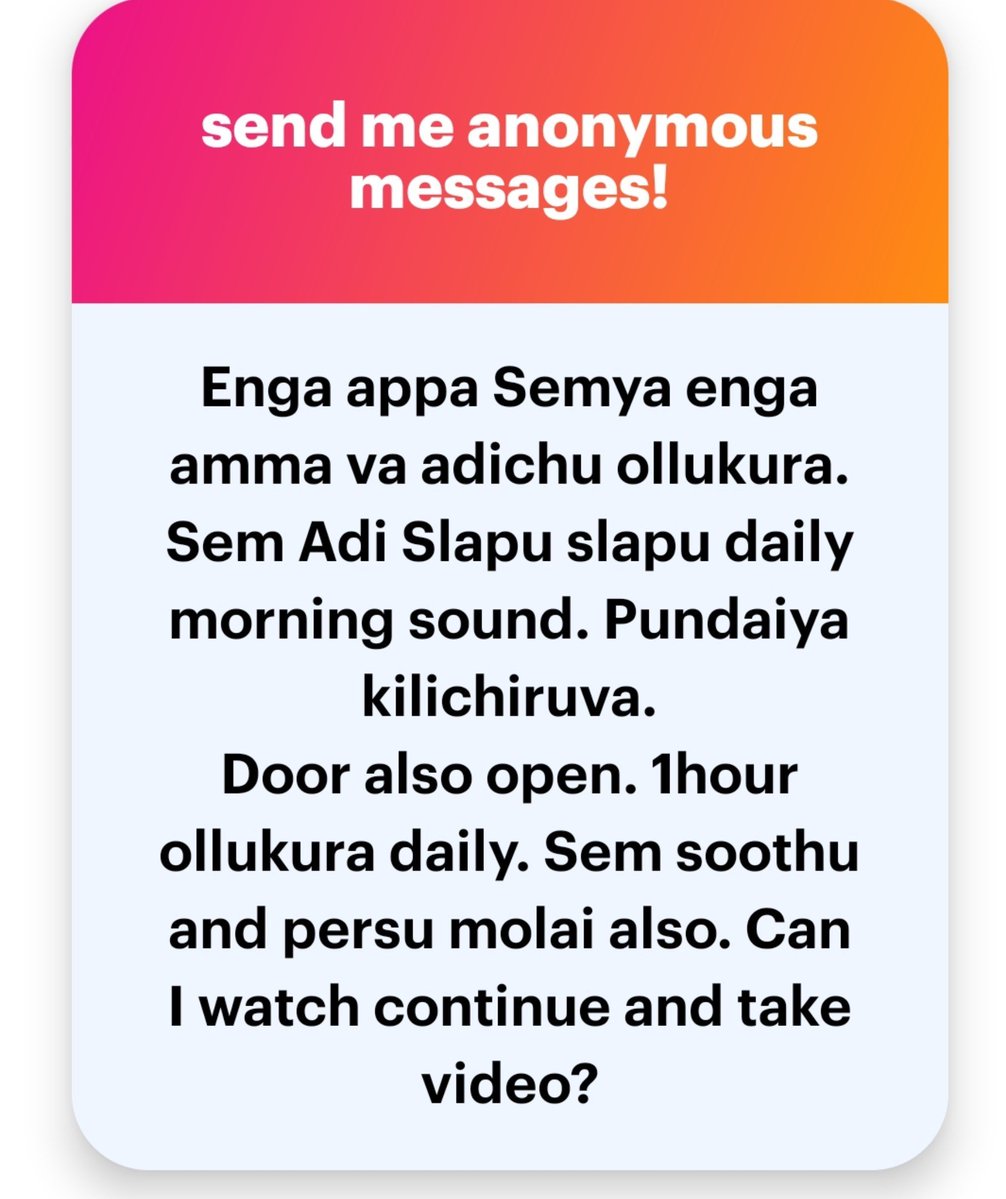 DarkAsai00's tweet photo. Unaku pudichu iruntha paru Ilana pakkatha that's it ellarum sis amma akka va nude pathu video pics eduthu vachitu kai adichutu apuram delete panitu gulit feel pannuvanga apuram yen delete pannunomunu feel pannuvanga so unaku ena thonuthoo pannu bro 🤞🏻😁🙃🤤🫰🏻 https://t.co/37XWBsKj7P