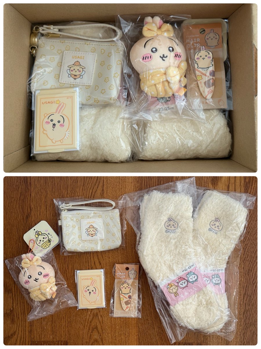 baby_pinoco's tweet photo. 可愛いBOXで届いた✨
うさぎづくし！
しあわせ！😆 https://t.co/SAZv30b6Iw