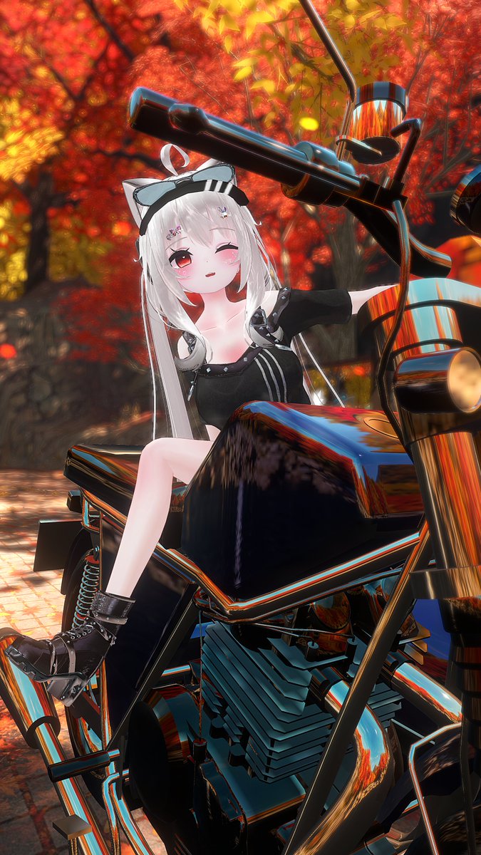 shiro_vrchat_'s tweet photo. 掟破りな走り方
#舞夜 https://t.co/DD6tczk3Pd