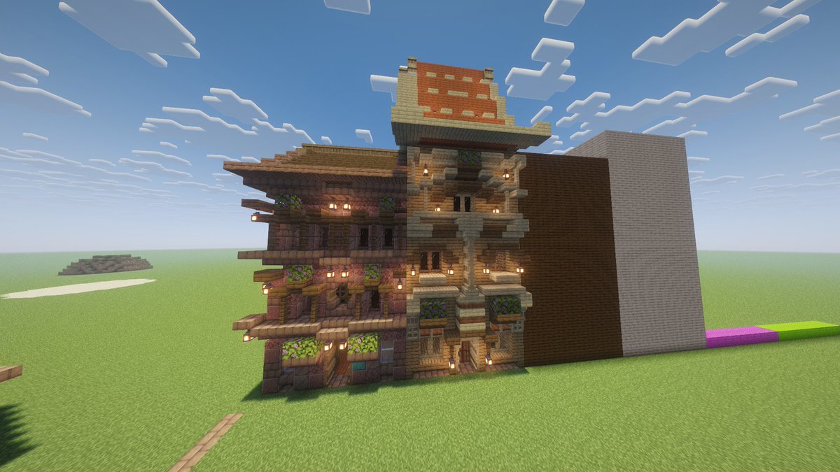 fuku_waravi's tweet photo. 2件だけ完成！続きはコツコツやろうかな

#マイクラ建築　#マイクラJAVA版
#マイクラ好きと繋がりたい https://t.co/HoDUf9zItI