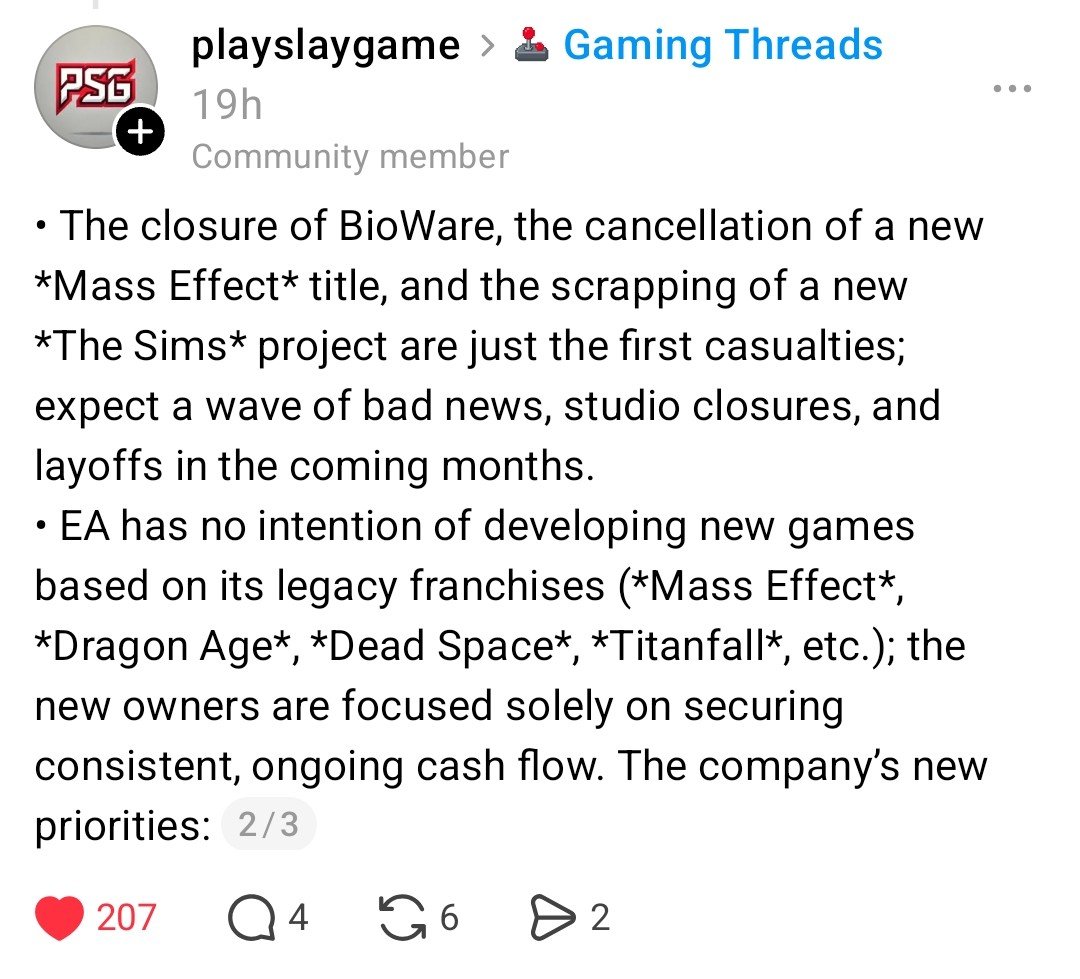 ArkNazo's tweet photo. Saw This on Threads.
#SaveMassEffect #MassEffectIsAlive ##HoldTheLine https://t.co/cg52fzzi0d
