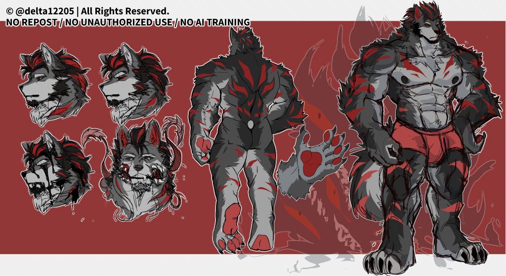 delta12205's tweet photo. 🐺wip https://t.co/1tqme39Tlx
