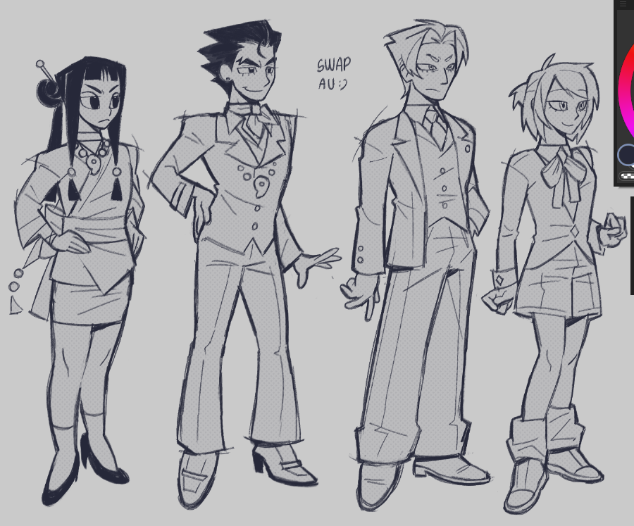 ogatahateclub's tweet photo. billions must hi #aceattorney https://t.co/9fBB79iFqZ