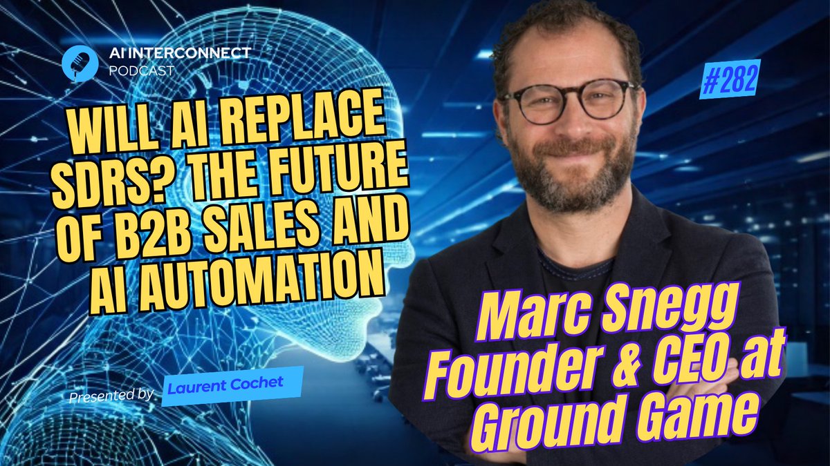 AI_InterConnect's tweet photo. Will AI Replace SDRs? The Future of B2B Sales and AI Automation https://t.co/zC3YuYsZQc via @YouTube https://t.co/yqMXjhfXYP