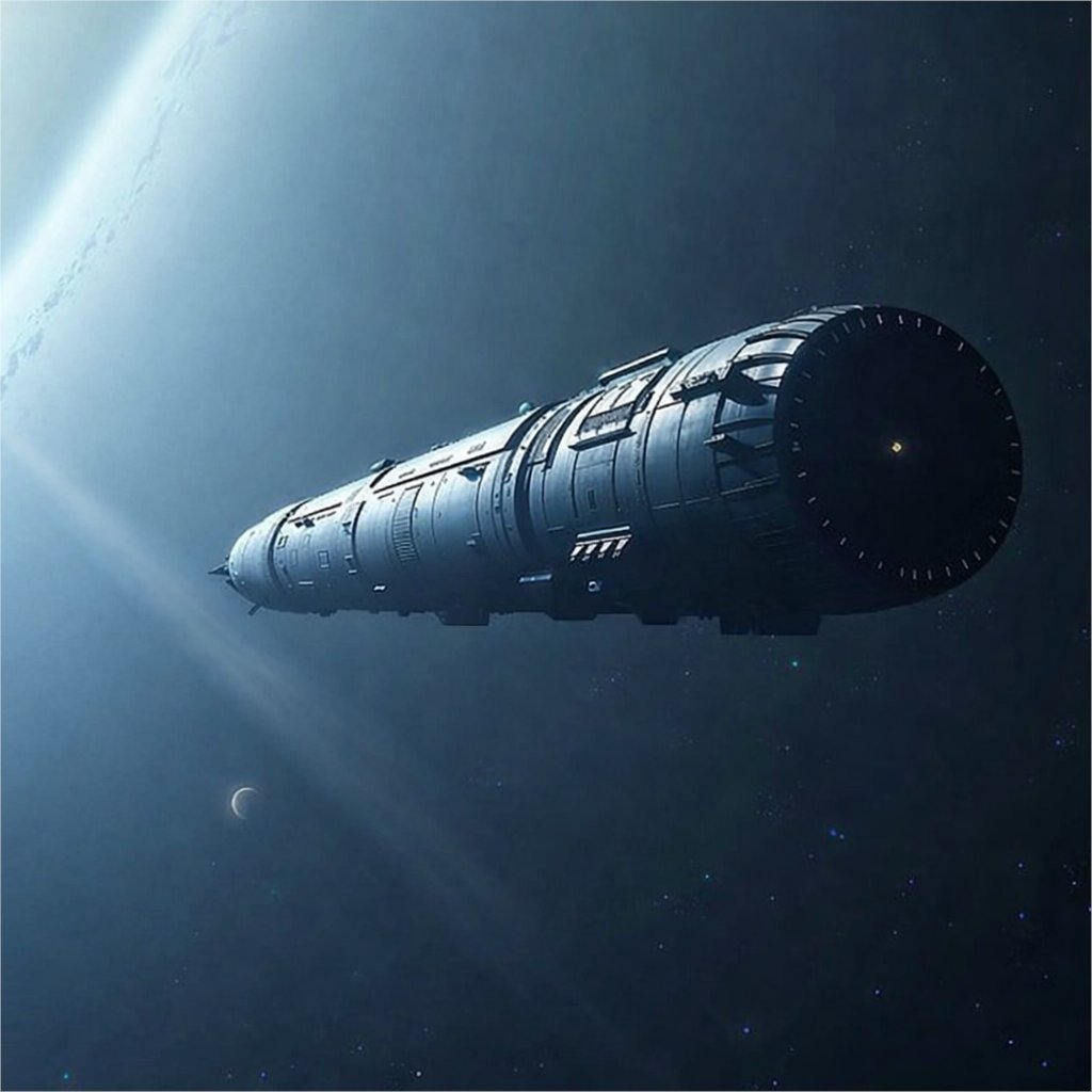 astrooalert's tweet photo. 🚨: Engineers just proposed a 36 mile long spacecraft called 'Chrysalis' that could carry 2400 people to Alpha Centauri, just 4 light-years away from us, on one way trip. The journey will take 400 years!  

The passengers who board it will never see Earth again. Neither will their children. Or their grandchildren.