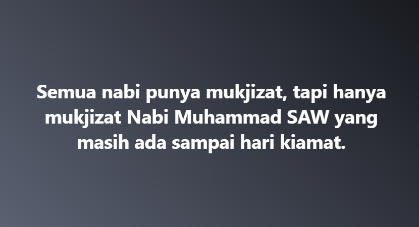 ArisScope's tweet photo. Mukjizat itu bernama Al-Qur'an. Dan Al-Qur'an menjadi solusi kehidupan manusia. 
Namun sayangnya sedikit manusia yang mau mengambil solusi dari Al-Qur'an. https://t.co/mTRiziXUIG