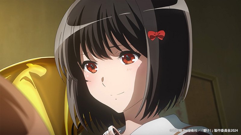 ice915hibike's tweet photo. 奏ちゃんと佳穂ちゃんがどういうやり取りしてノートを渡したのか凄く気になる！

2年時は真由ちゃんが転校して来たこともあって久美子ちゃんのほう向いてる描写が多く後輩面が強かったけど、3年時の先輩やってる奏ちゃんを見たい✨ https://t.co/MtEzaw9tB0